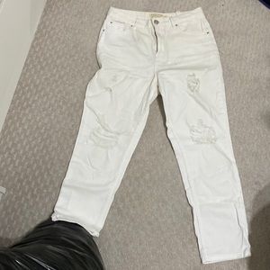 White jeans